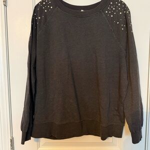 Maurices Charcoal Crew Neck Top